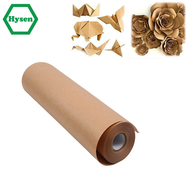 Hysen Brown Kraft Paper Roll for Gift Wrapping Dunnage and Parcel  Biodegradable Gift Wrapping Paper Thick